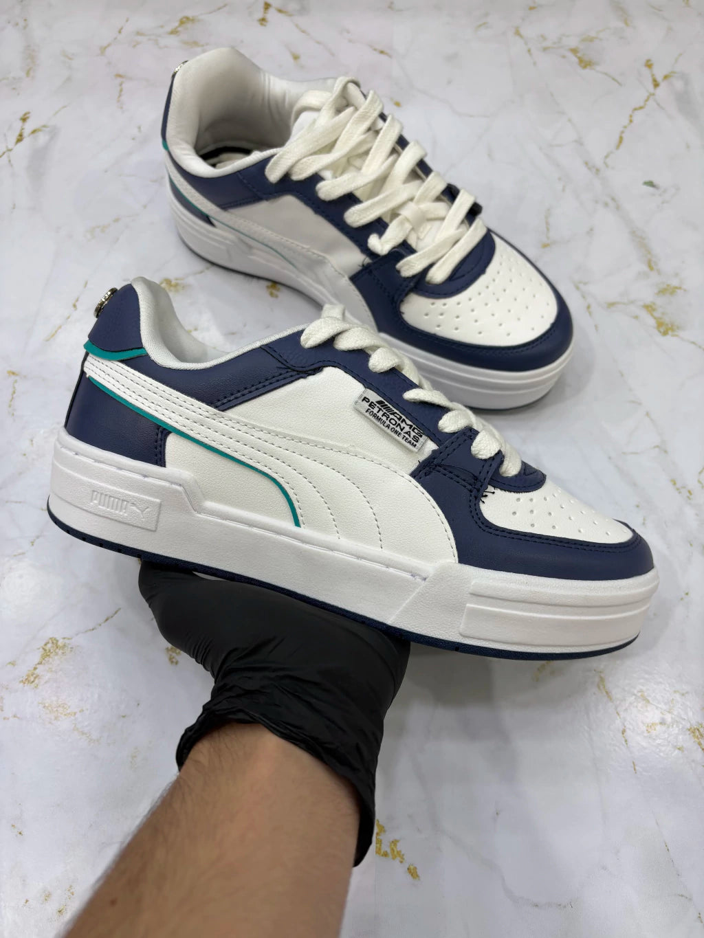 Puma Caven Mercedes White Blue