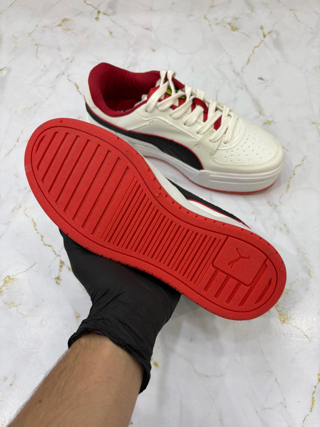 Puma Caven Mercedes White Black Red